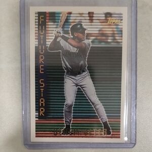 Derek Jeter Topps Future Star Card with Gray and Black Accents